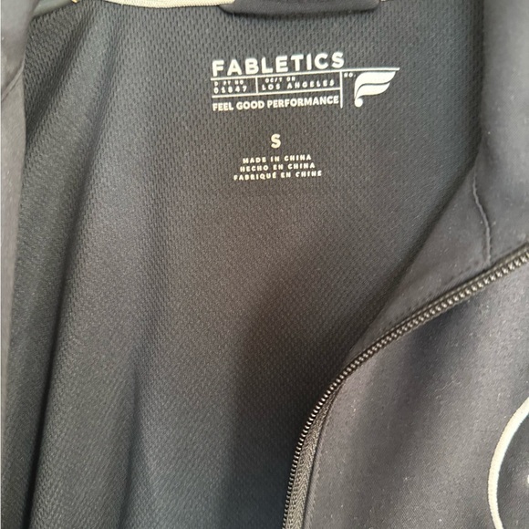 Fabletics Black Men Windbreaker Jacket - Picture 5 of 7